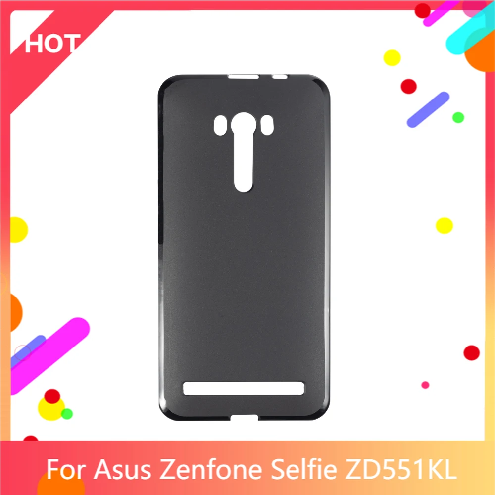 Zenfone-funda trasera de silicona blanda para teléfono, carcasa fina a prueba de golpes para Selfie ZD551KL, mate, para Asus Zenfone, ZD551KL