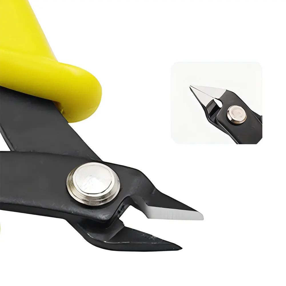 Mini Diagonal Side Cutting Pliers 3.5 inch Cable Wire Flush Cutter for Jewelry Model Making Tools