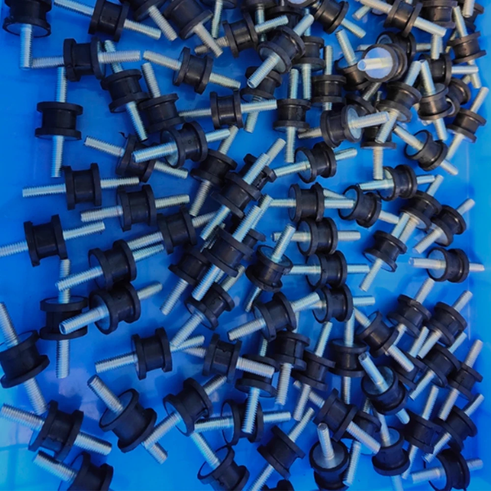 2/4/8Pcs M6 M8 GVV Waist-Type Rubber Shock Absorber 20x15mm M6x18mm-40x25mm M8x23mm Shockproof Rubber Seat I-Shaped Cushion Pad