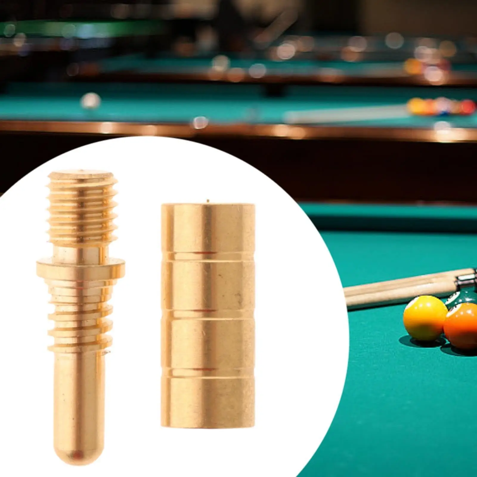Billiard Cue Joint Screw Sturdy Metal Extension Billiard Accessory for Pool Cue Connecting Control