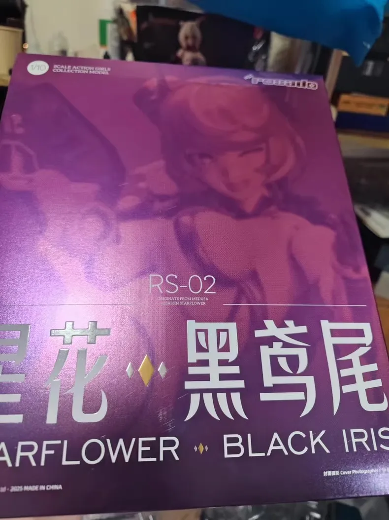 

ECRS-02 1/10 масштаб аниме женщина-солдат фигурка-черная ирис звезда цветок Rosado мобильный костюм девушка для коллекционеров