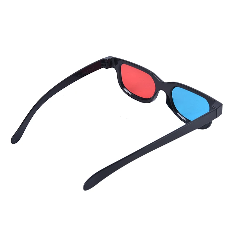 Universal Black Frame Red Blue Cyan Anaglyph 3D Glasses For Movie Game DVD