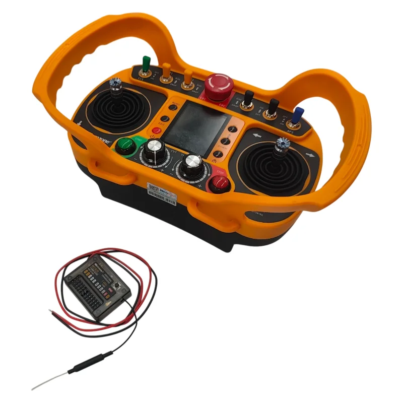 Remote Control C7Mini Plus Remote Control Dual-Channel Brushed Motor Controller for Remote Control for Lawn Mowers, Tank Trucks