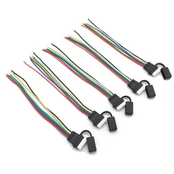 5PCS 6S Balance Head Extension Line With Cap Extension Charging Cable Lead Cord 10Cm DIY For Li Po Battery