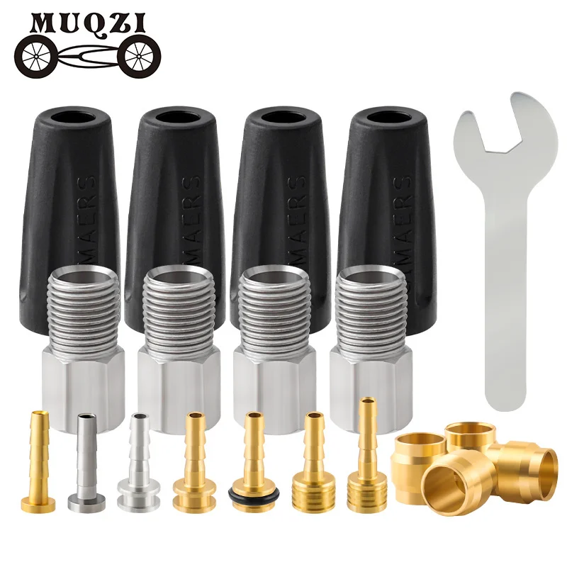 MUQZI MTB Bike Oil Needle Olive Head Suit BH90 BH59 Tubing Pipe Oil Hydraulic Disc Hose Pressing Ring T Brake Accessories