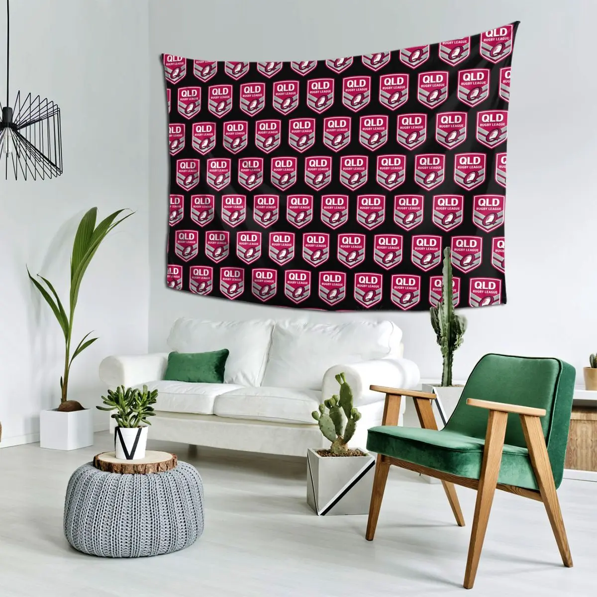 

Гобелен Queensland Maroons, настенный эстетический домашний декор, гобелены для гостиной, спальни