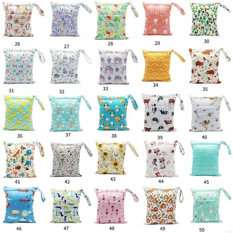 

F19F Baby Bag Bag Сумма просторная отсек для одежды и подгузников