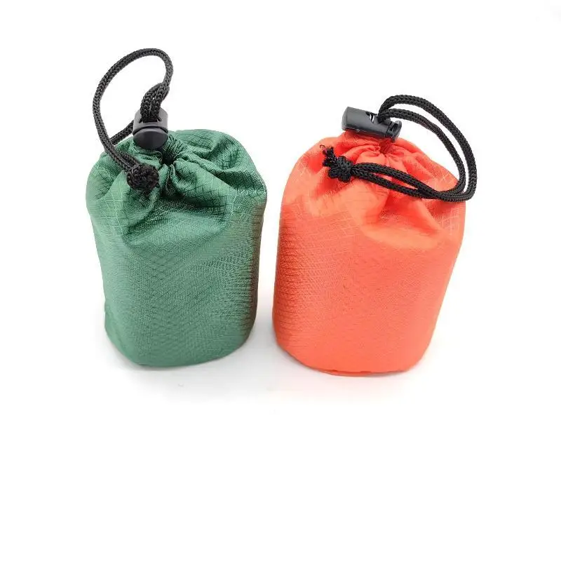 Outdoor Multifunction Raincoat Camping Raincoat With Whistle Waterproof Emergency Reflective Keep Warm Clothing Camping Gear