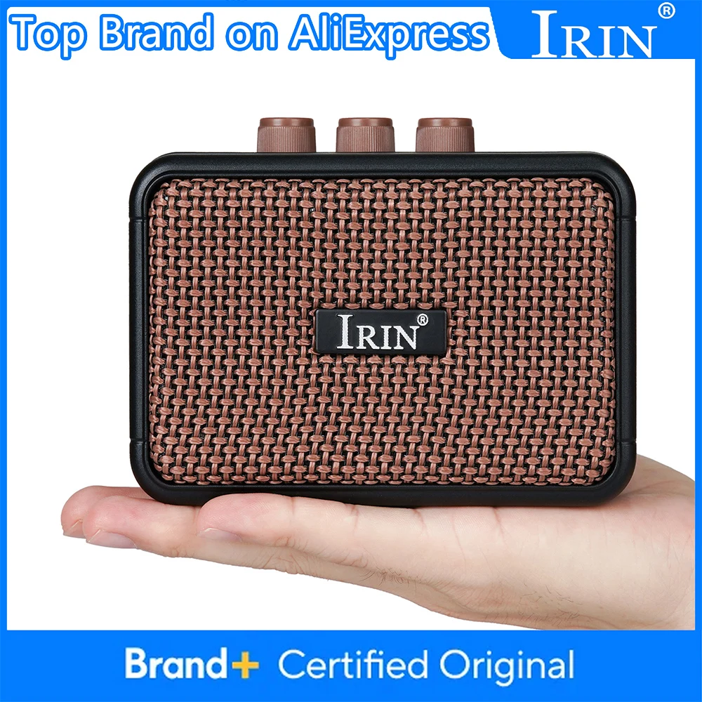 

IRIN Mini Amplifier Bluetooth Audio AG-01 Portable Speaker Electric Guitar Mini Amplifier 5W Output Electric Guitar Accessories
