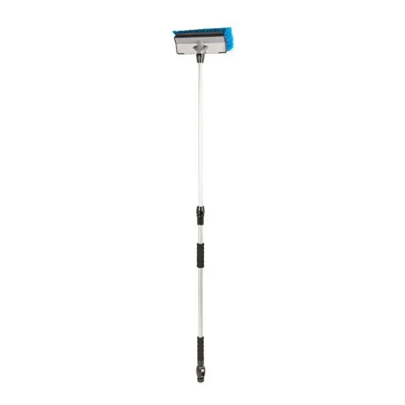 

new Flow-Through Wash Brush with Adjustable Handle, Adjusts from 43-inches to 71-inches Long, Black and Silver (43633)-Home