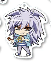Game Yu-Gi-Oh! Duel Monsters Keychain Doll Anime YuGiOh Ryou Bakura ATEM Yami Yugi Seto Kaiba Acrylic Keyring for Gift