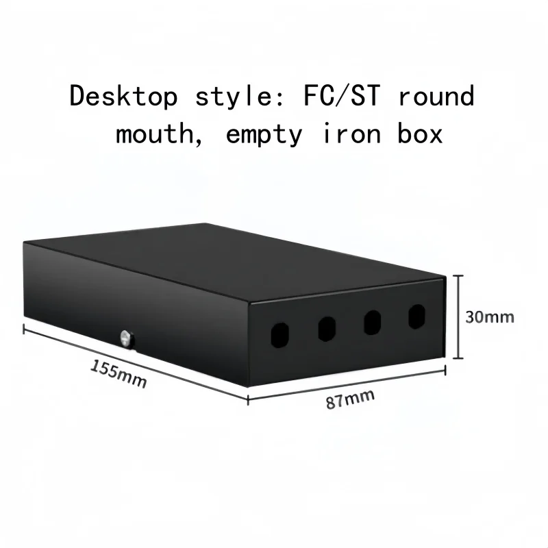 4-Port Fiber Optic Terminal Box, Empty Metal Box, Suitable for Sc/Lc Square Ports, Fc/St Round Ports, Fiber Cable Pigtail Splice Box, Fiber Cable Junction Box, Fiber Optic Distribution Box, Empty Terminal Box, Cold-Rolled Steel Terminal Box, Fiber Optic Splice Box, Desktop Fiber Optic Splice Box, Empty Fiber Optic Terminal Shell. The Product Only Includes the Metal Box, Excluding the Coupler and Tail Fiber.