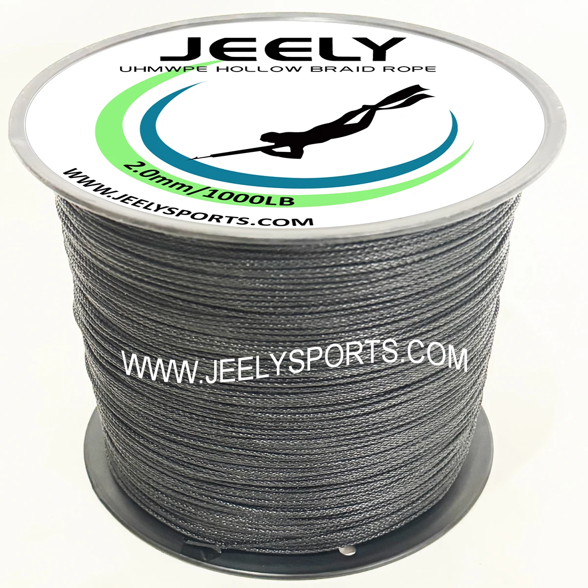 Cuerda trenzada UHMWPE para fusil de pesca submarina 2mm