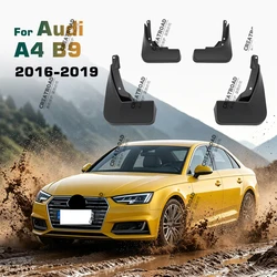 For Audi A4 B9 2016 2017 2018 2019 Mudflaps Splash Guards Mud Flap Front Rear Mudguards Mud Flaps Fender Accessories