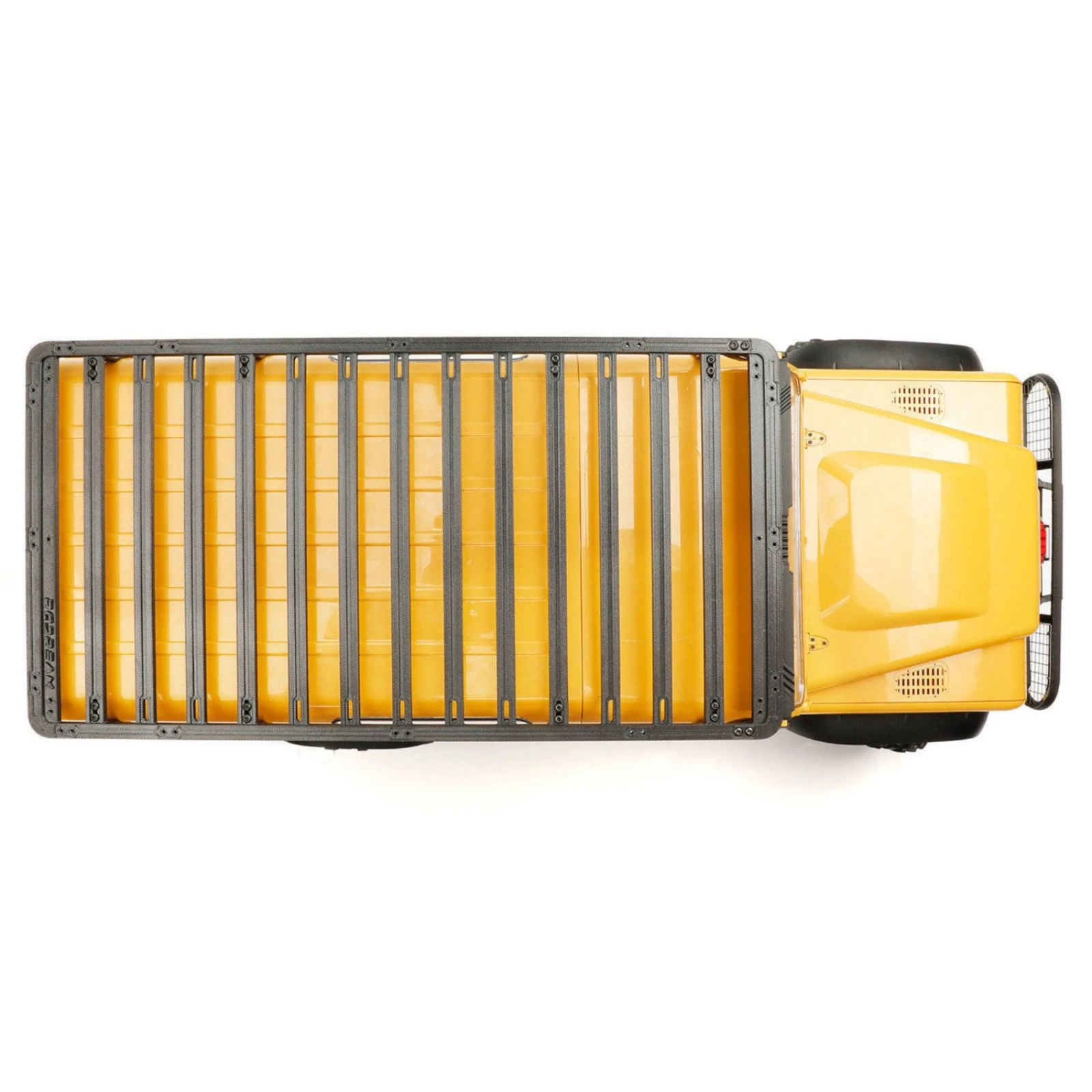 RC Roof Rack Metal-Reinforced Roof Rack with Mounting Holders RC Cargo Carrier Realistic Luggage Carrier Tray Detailed