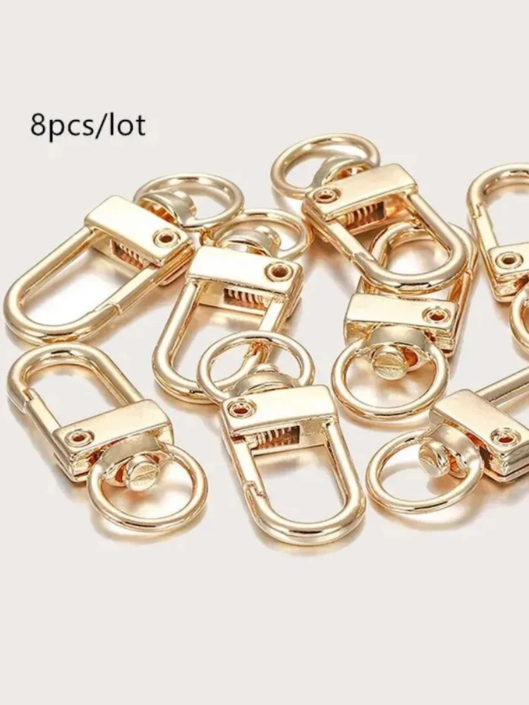 8 teile/los Metall Universal Schnalle Tasche Schnalle Multi Farbe Optional Schlüssel Schnalle Legierung Schnalle Hummer Schnalle Tasche Zubehör – Detail 8