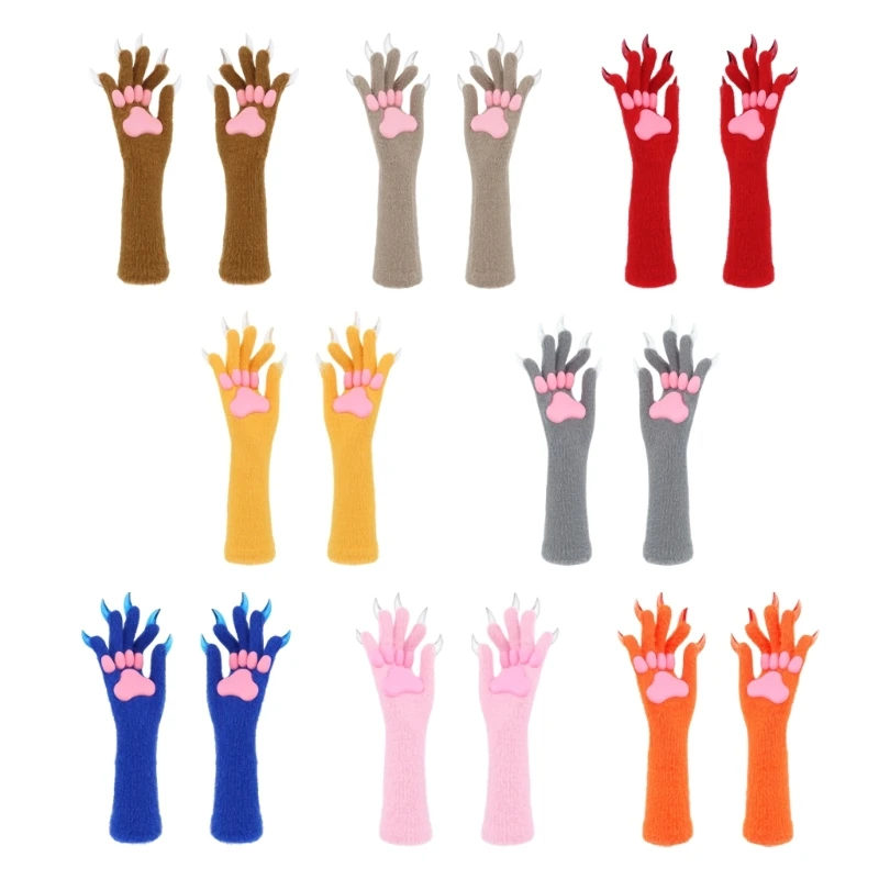 e56a-jolis-gants-en-fausse-fourrure-pattes-chats-extensibles-pour-adultes-enfants-cosplay