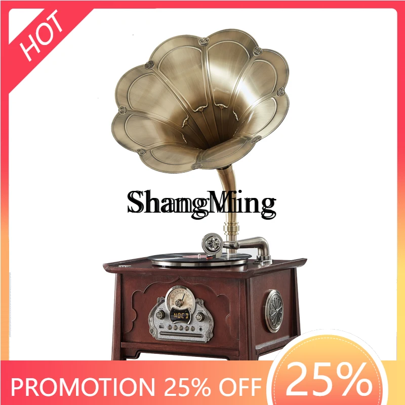 

ZYY home high value new Chinese retro phonograph living room multi-functional simple vinyl record player