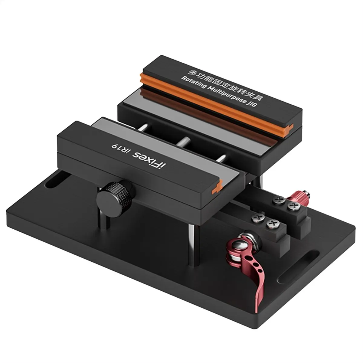 AA80  IR19 Anti-Slip 360° Rotating Fixture Clamp Holder 2-in-1 for Phone Remove the Back Cover Glass Repair