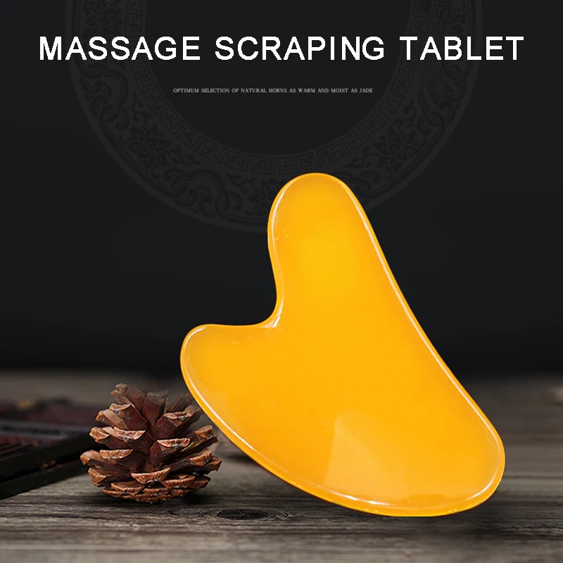 2pcs Gua Sha Board Scraping Plate Massage Tool Body Face Massager