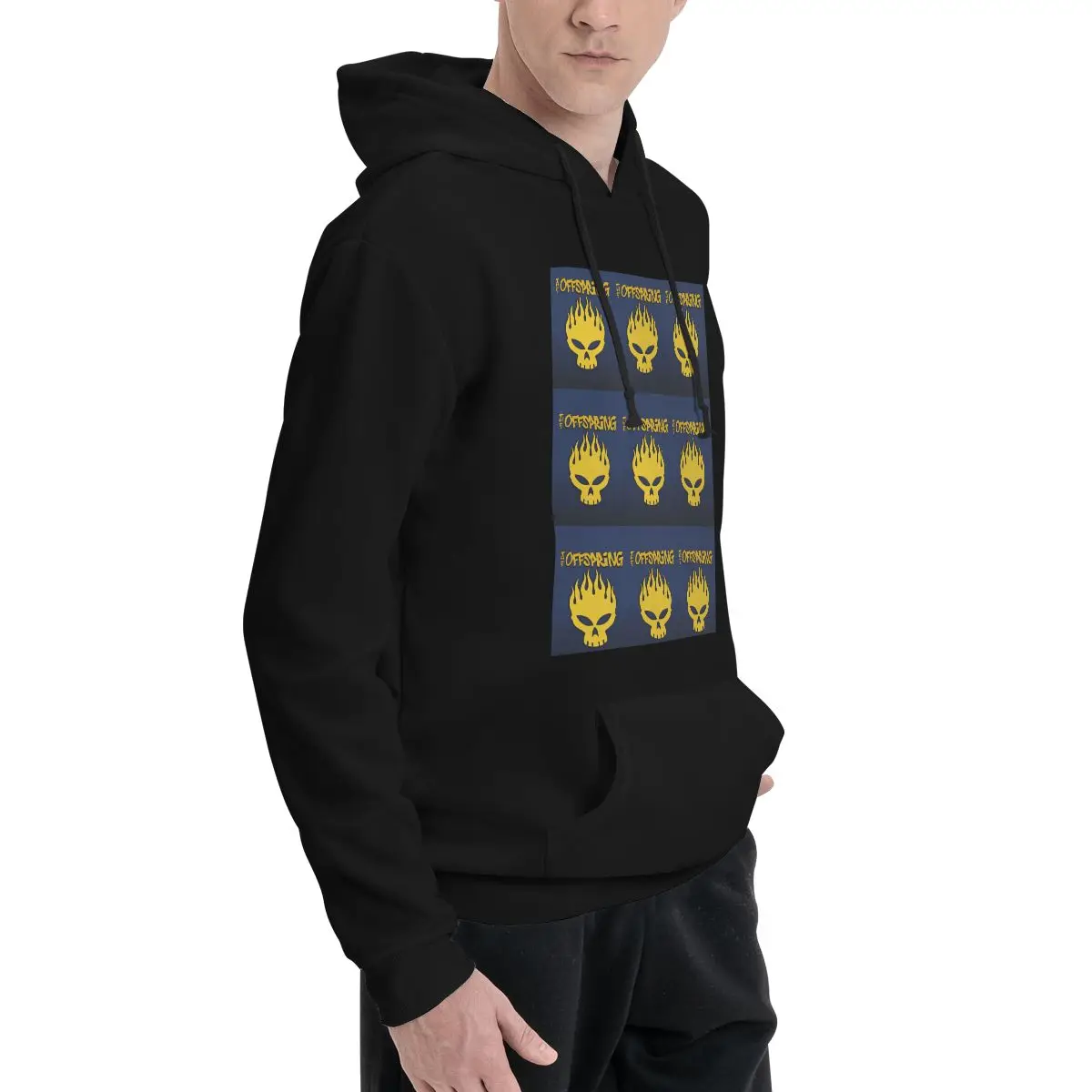 The Offspring Music Band Hoodies Men's Women Casual Pullover Sweatshirt Hip Hop Long Sleeve Hooded Autumn Winter