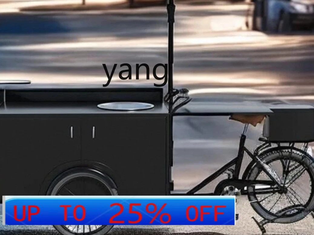 

LMM Reverse Donkey Three-Wheel Mobile Catering Cart Night Market Mobile Power Electric Dining Cart