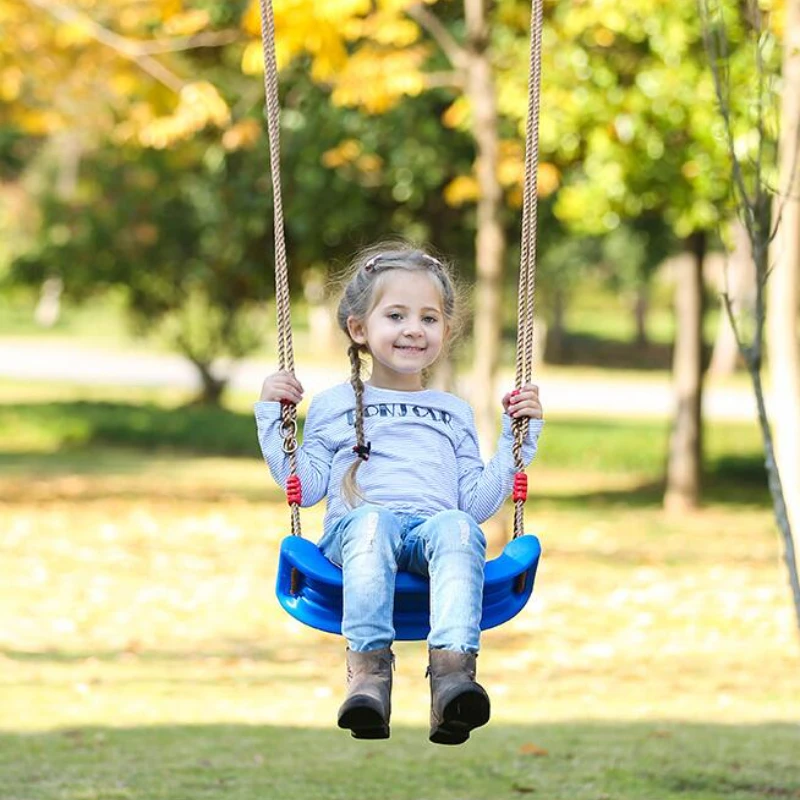 

Plastic Rainbow Big Curved Board Swing Sitting Board Outdoor Indoor Swing Amusement Equipment Accessories Swing for Children