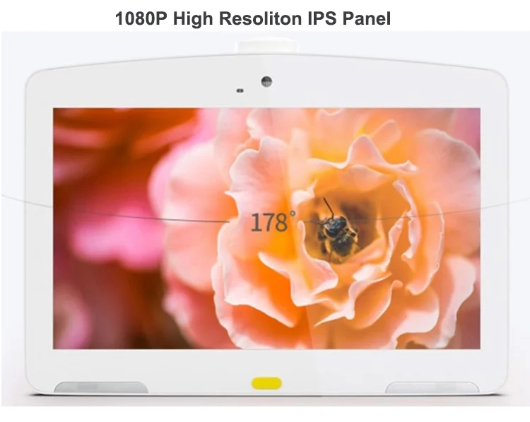 

10,1-дюймовый медицинский планшет для больниц: мониторинг пациентов, вызов медсестры, емкостный экран, двусторонняя связь, FaceTime