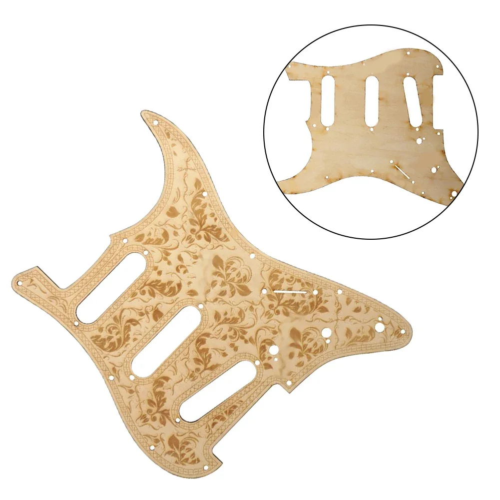 Guitar Protection Approx. 222*282mm Guitar Pickguard Anti-interference Guitar Pickguard Shield 11 Holes Pickguard