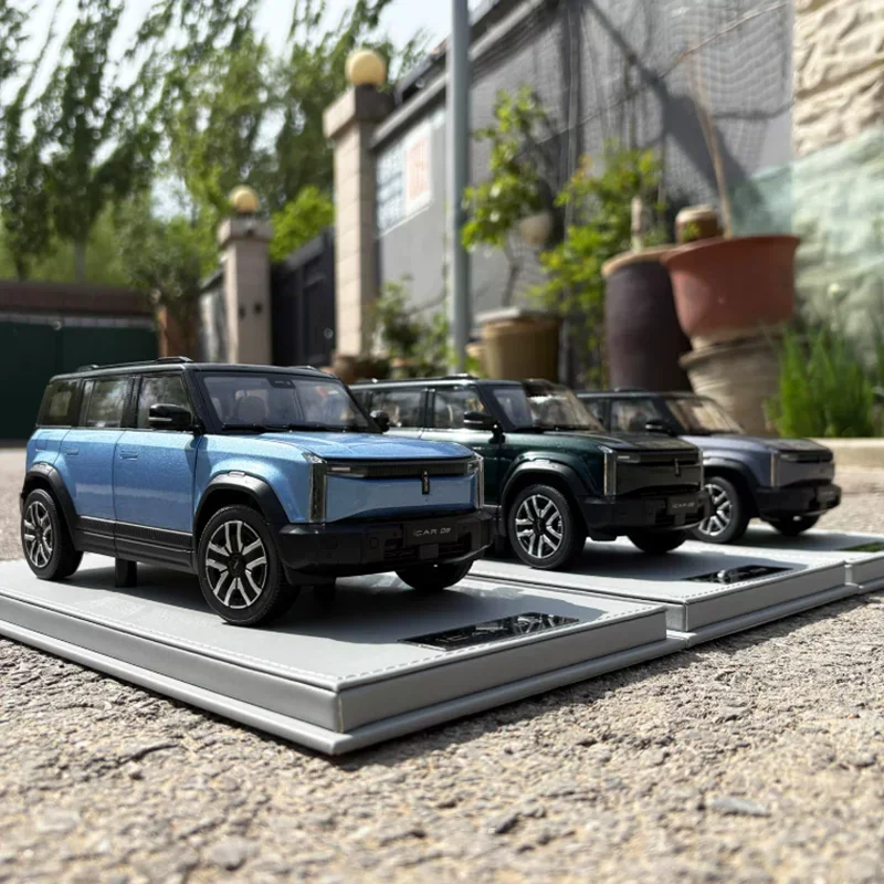 

Diecast 1:18 Scale Chery iCAR03 SUV Alloy Car Model Finished Simulation Collection Decoration Holiday Gift Static Display