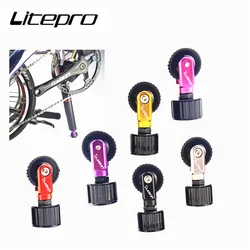 Litepro P43 33.9MM Seatpost Easy Wheel Push Wheel Folding Bicycle Seat Tube Rod 412 Easywheel