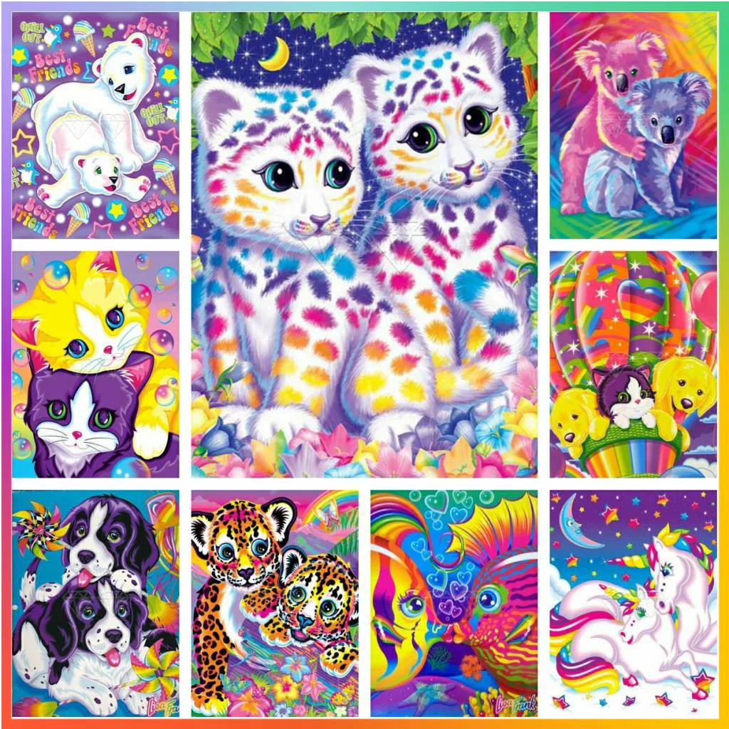 

Animal Horse Cat Dog Unicorn Kit Artificial Hanging Embroidery 5d Art Mosaic Stitch Diamond Painting Big Size New 2024
