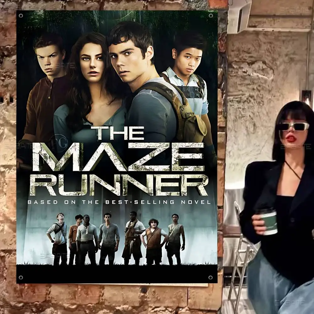 Movie The M-Maze R-Runner Series Printed Large Flag Art Science Fiction Room Home Decor Decor Banner