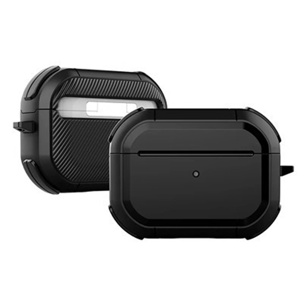 Luxus 3d Mecha Muster Silikon Kopfhörer Fall für Airpods 1 2 3 mit Karchain Schutzhülle Softcover für Airpods Pro 2