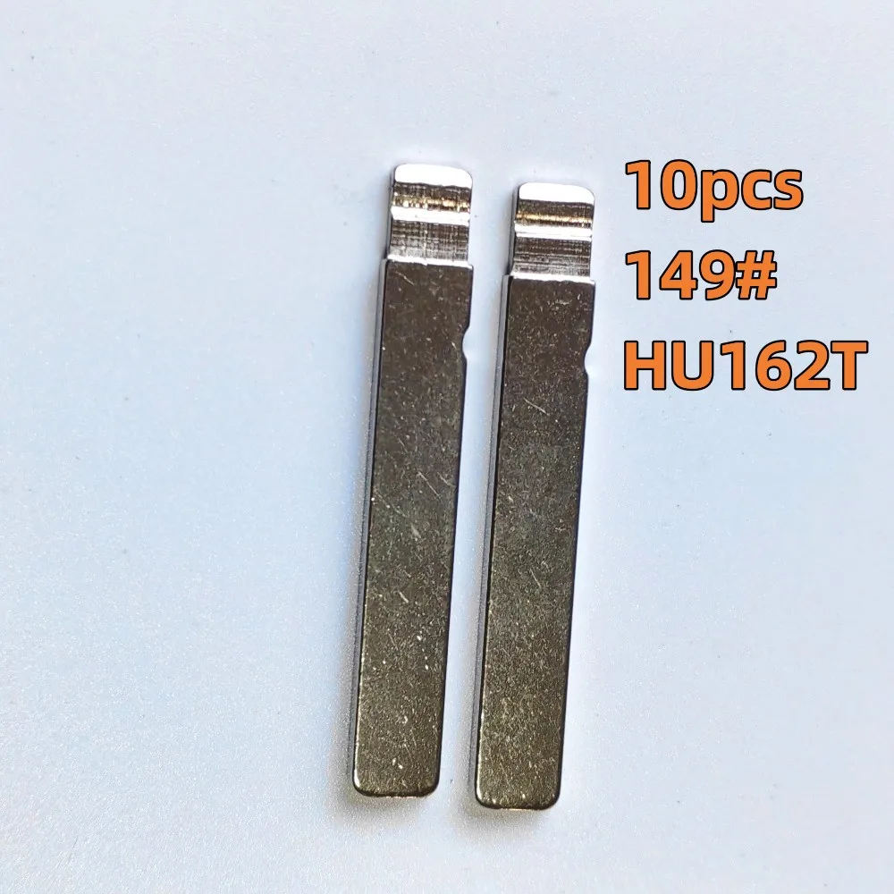 10pcs HU162T #149 Metal Replacement Uncut Flip Universal Remote Car Key Blade for VVDI JMD KD Remotes