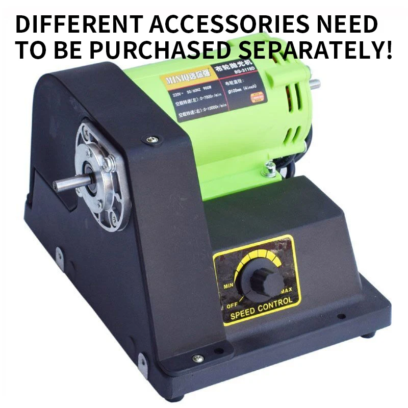 BG-3119D Flexible Shaft Polishing Machine 900W 220V Adjustable Speed Grinding Mirror Waxing Cloth Wheel