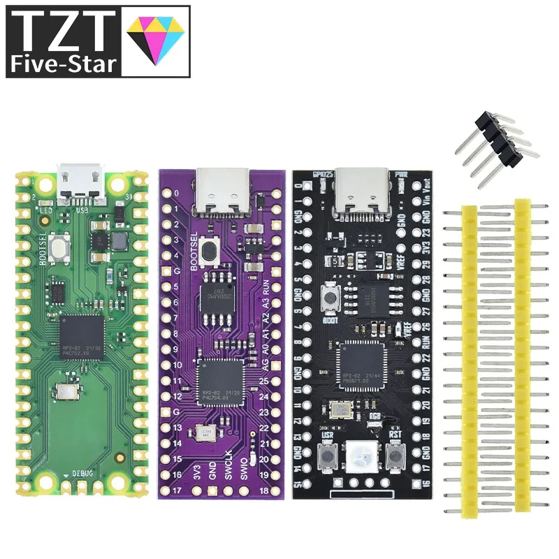 For Raspberry Pi Pico Board RP2040 Dual-Core 264KB ARM Low-Power Microcomputers High-Performance Cortex-M0+ Processor