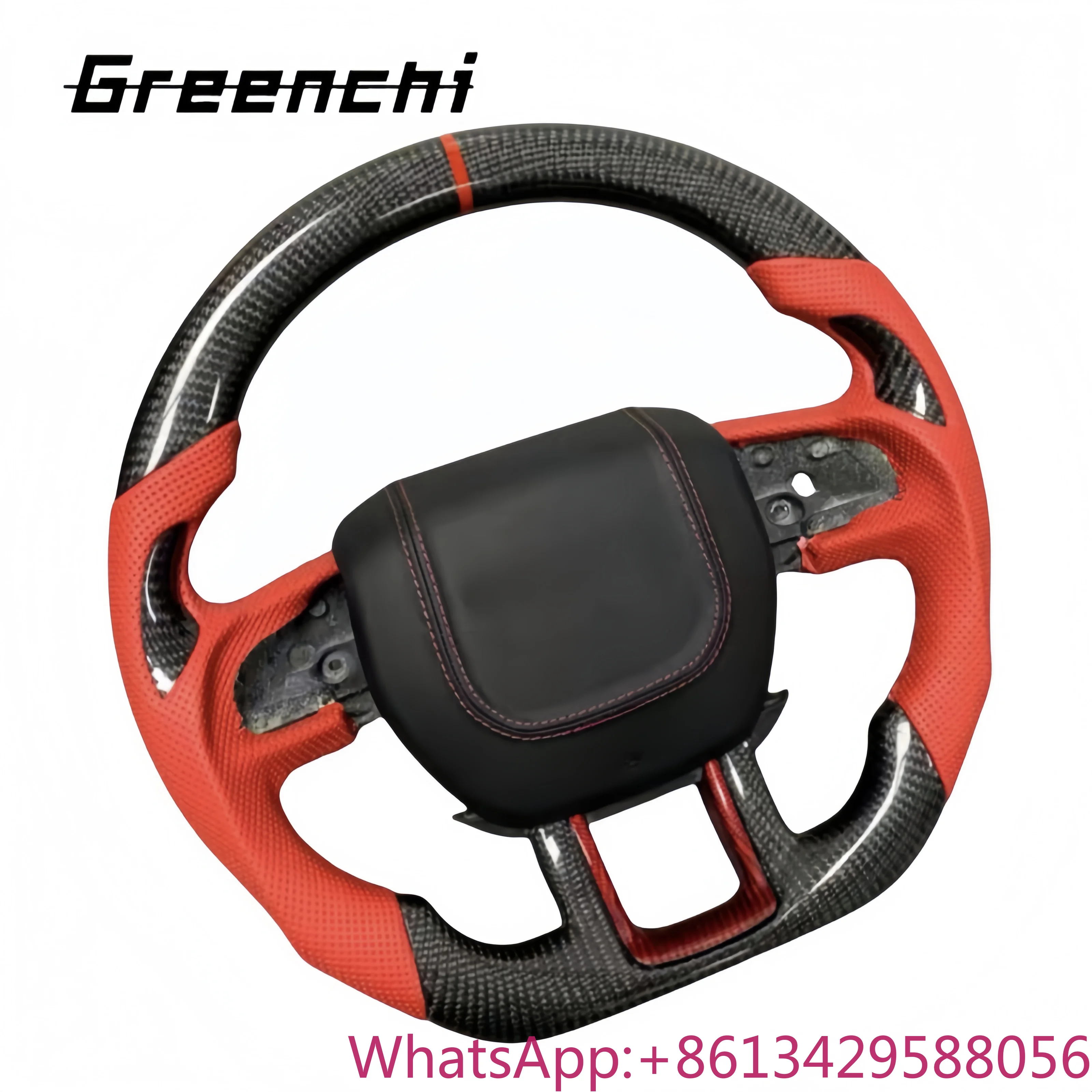

For Land Rover Evoque Steering Wheel Sport Flat Bottomed Carbon Fiber Upgrade and Customized Modification Steering Wheel