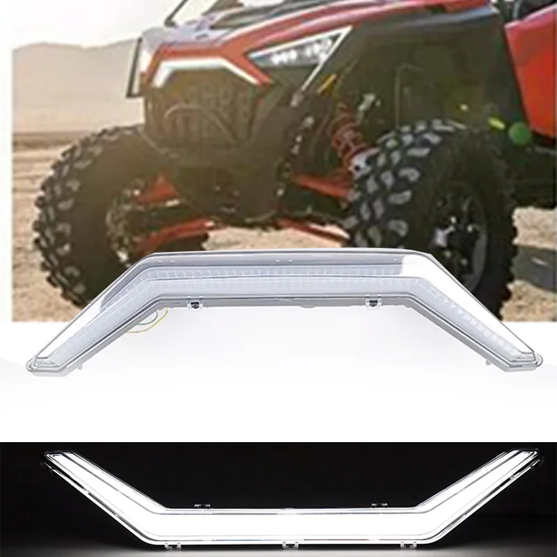 UTV Front Accent Light LED Center Grill Light Compatible with Polaris RZR PRO XP/4 PRO R Turbo R RZR PRO XP 2884346 2020-2023