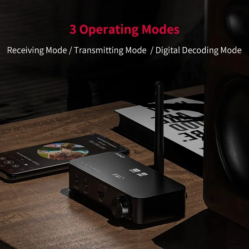 Ricevitore Bluetooth Trasmettitore portatile Stereo Wireless ad alta risoluzione aptX/LDAC DSD256 Ottico/Coassiale/Line-Out