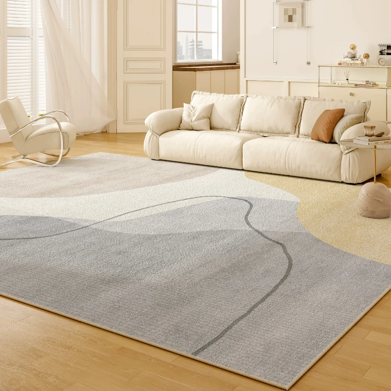 

Living Room Carpet Stain-resistant Wear-resistant Floor Mat Light Luxury Rug Sofa Coffee Table Rugs Large Size Home Decor Mats