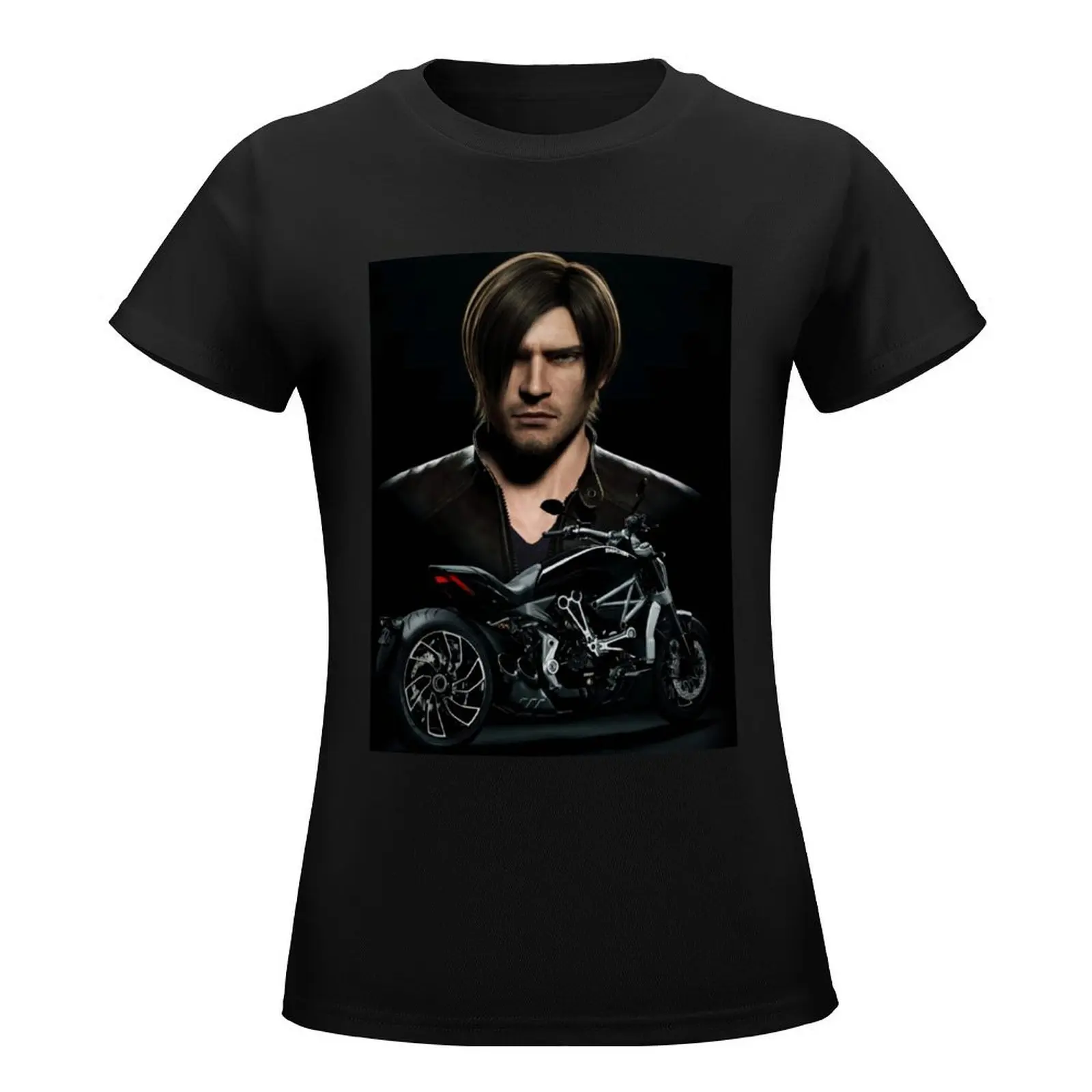 Leon s kennedy cool Resident gift Resident T-Shirt summer clothes animal prinfor animal print summer tops tshirts for Women