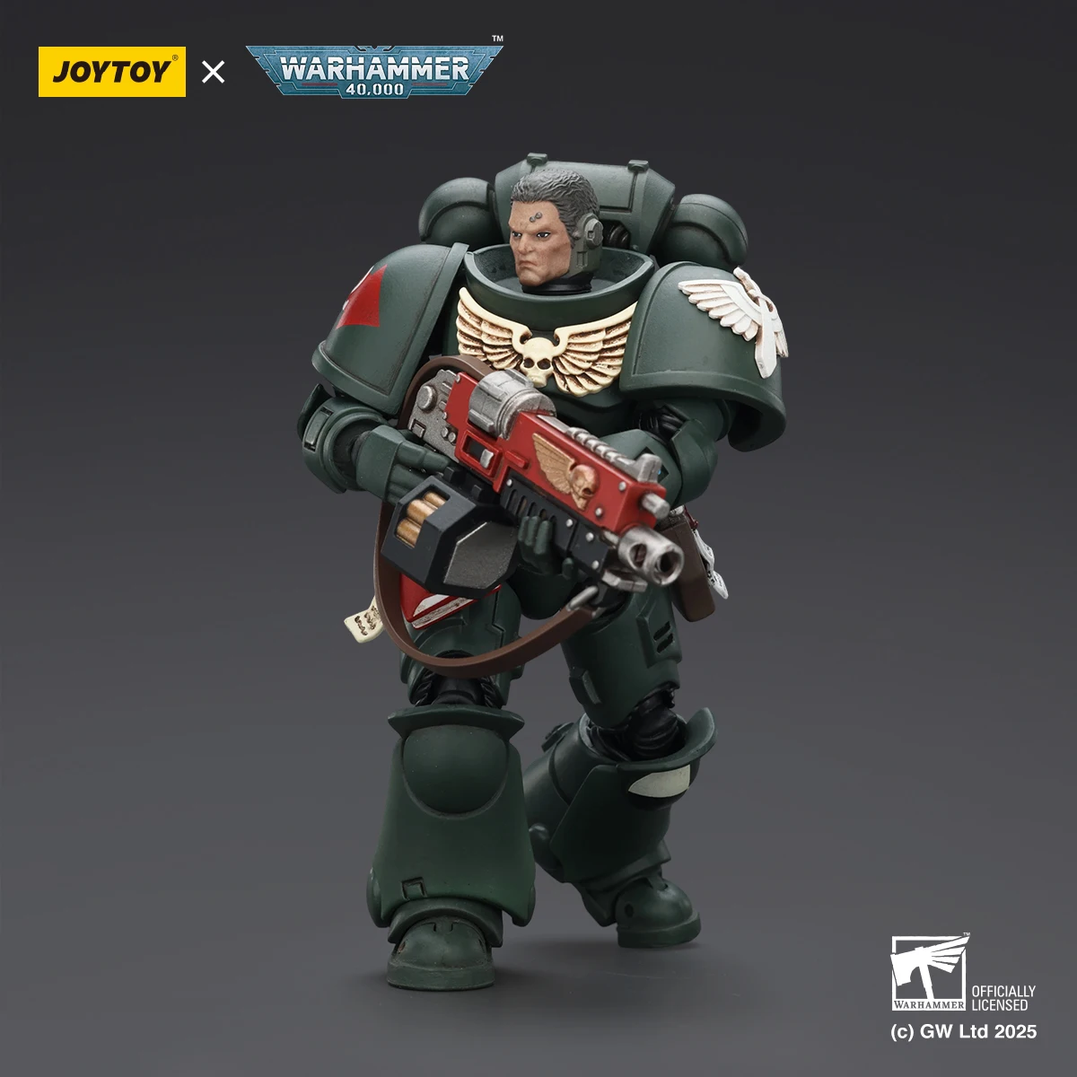 [الطلب المسبق] مجموعة ألعاب مجسمة من JOYTOY 1/18 Warhammer 40K Dark Angels Intercessors Brother Nadael Brother Asharr