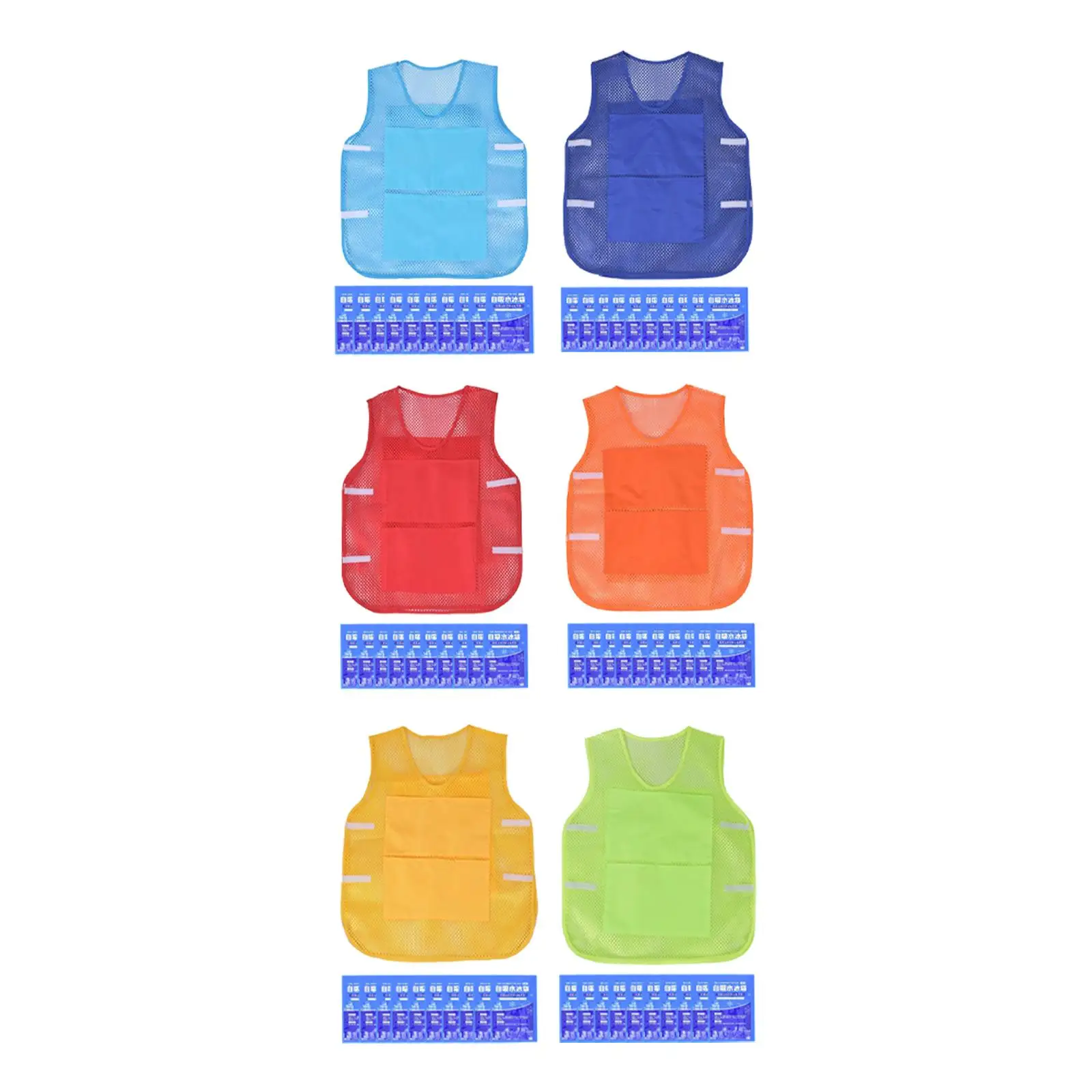 

Cooling Ice Vest Lightweight Breathable Hot Weather Cooling Clothes for Working Outside Construction Sites Fishing Warehouses