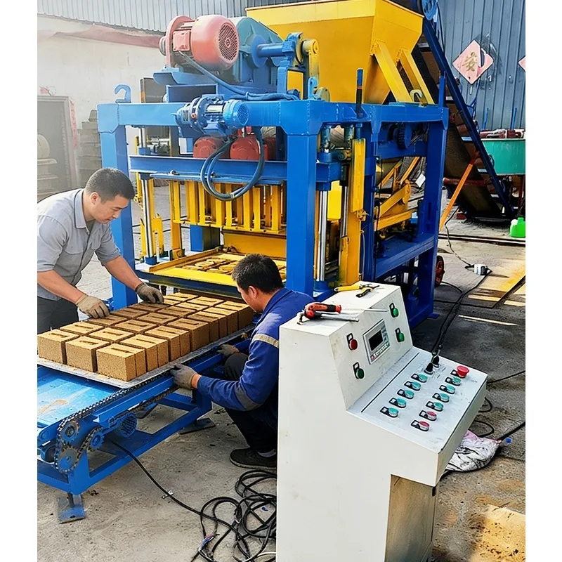 Customized Egg Laying Block Machine with Mixer – Mobile Concrete Block Maker