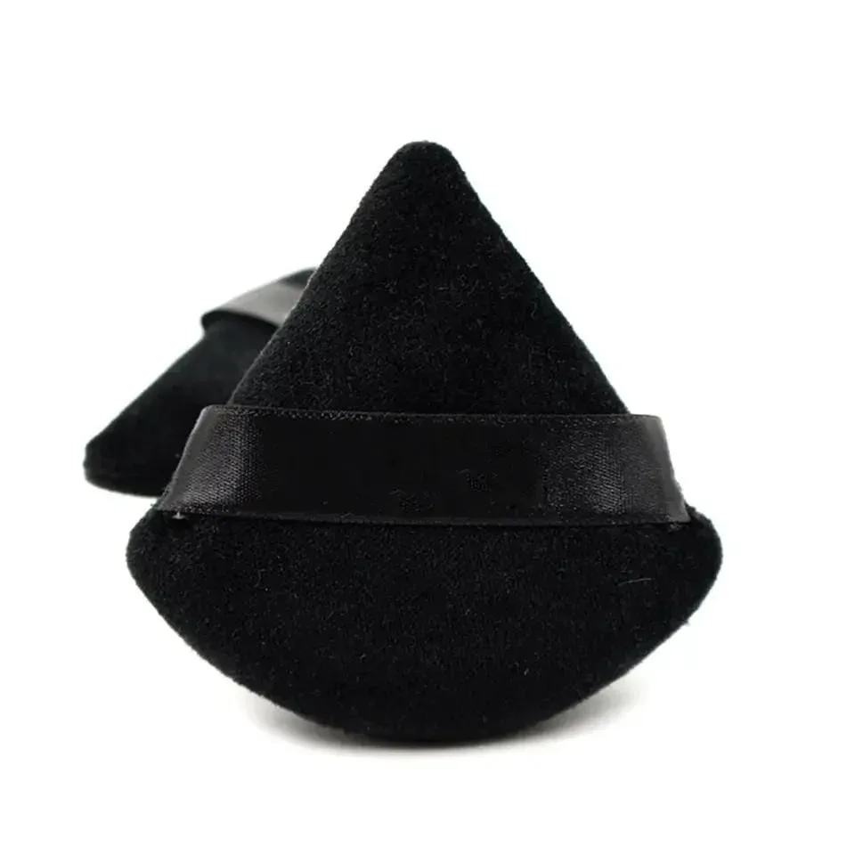 1-50 Uds. Puff cosmético de terciopelo suave, esponja triangular para polvo, licuadora de maquillaje, esponja de belleza, esponja para base, accesorios de maquillaje