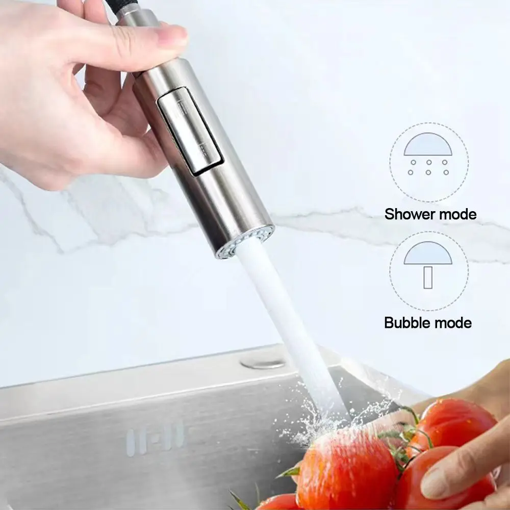 Universal Aerator G1/2 Pull Out Swivel Tap Nozzle Sprayer Kitchen Sink Shower Water Saving Faucet Spray Head Replacement Tap