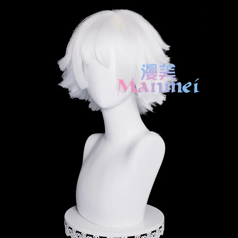 Sky:Children of Light Halloween Christmas party Witches and Wizards Cosplay Wig Short Pure White Men and Women Wig role party