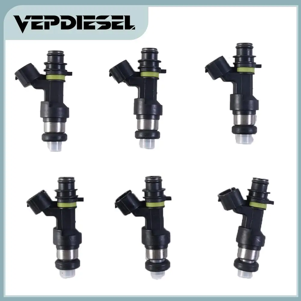 

6 шт. новые топливные форсунки 15710-66J00 для Suzuki Grand Vitara Base Premium XSport Luxury V6 2,7 л, запасные части для двигателя автомобиля