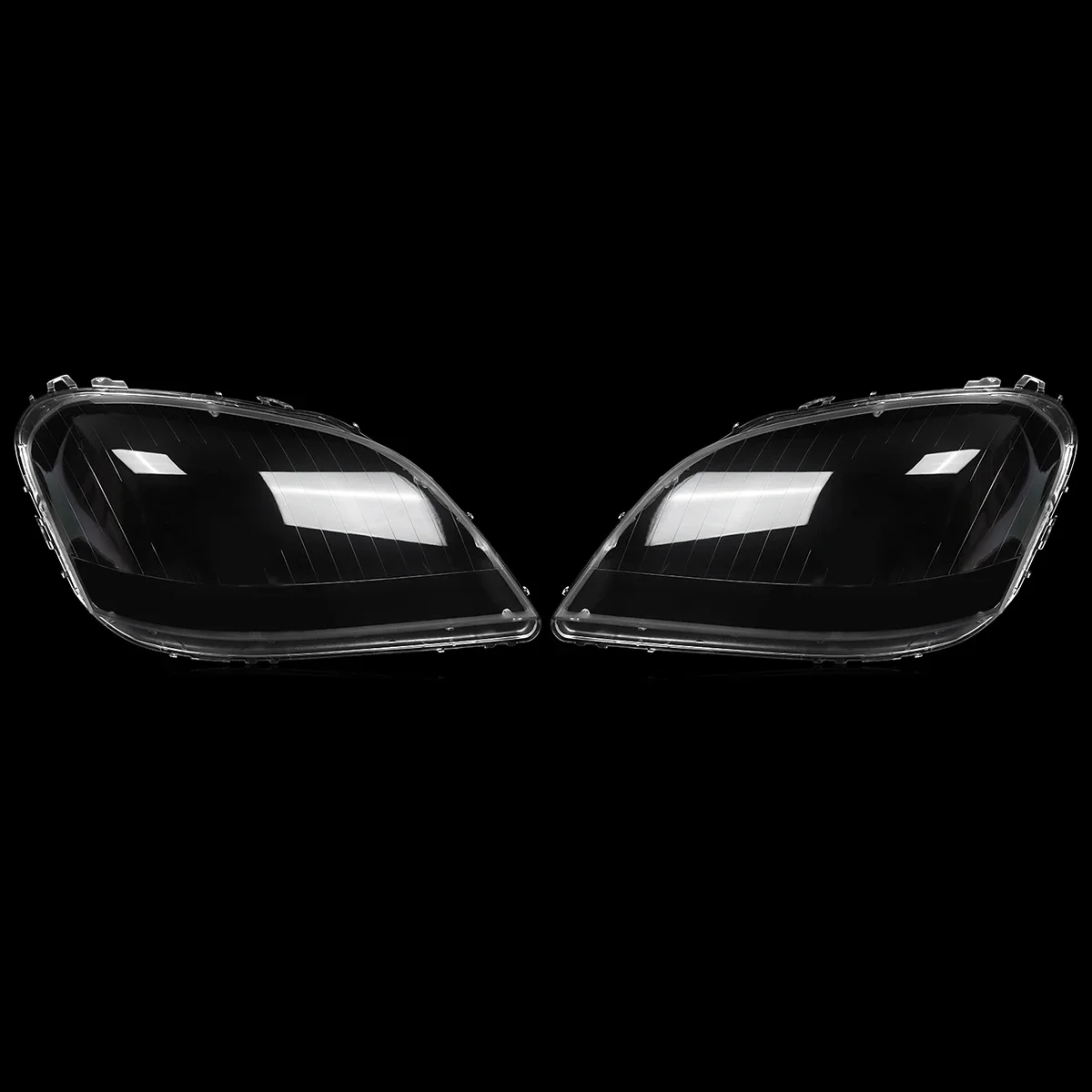 MAGICKIT For Mercedes Benz W164 ML-Class ML350 ML500 2006-2008 Front Headlight Lens Cover peugeot 2008 Car Accessories Clear